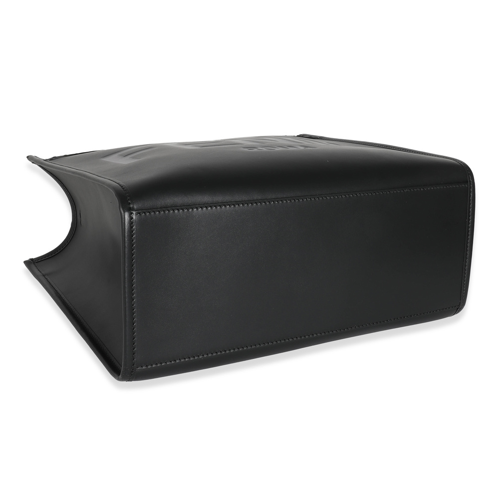 Fendi Black Leather Medium Sunshine Tote - Picture 6 of 6